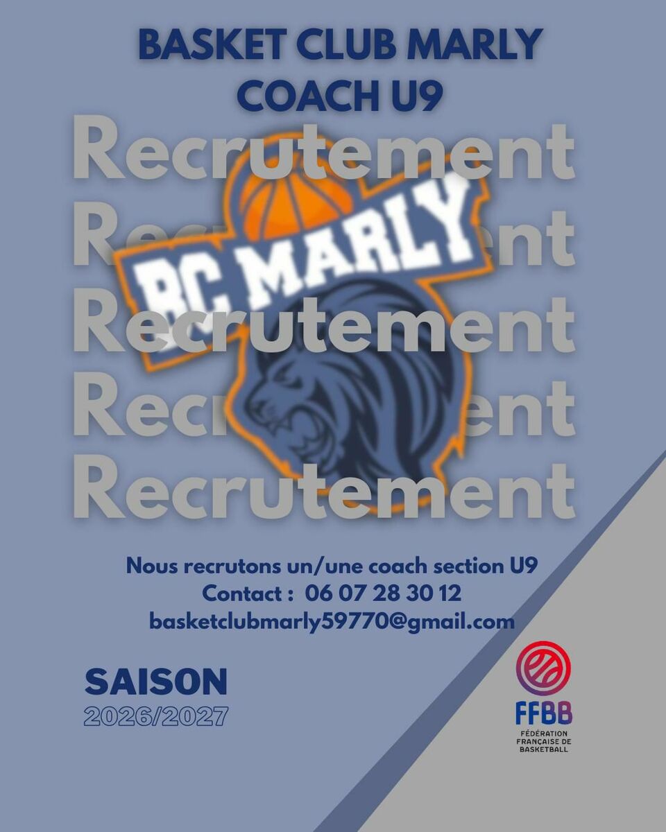 Recrutement Coach U9