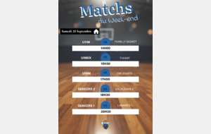Matchs du Week-End !!!