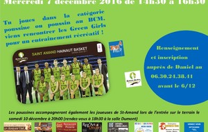 Entrainement avec les joueuses de St-Amand
