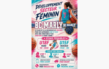 Recrutement U15F/U18F